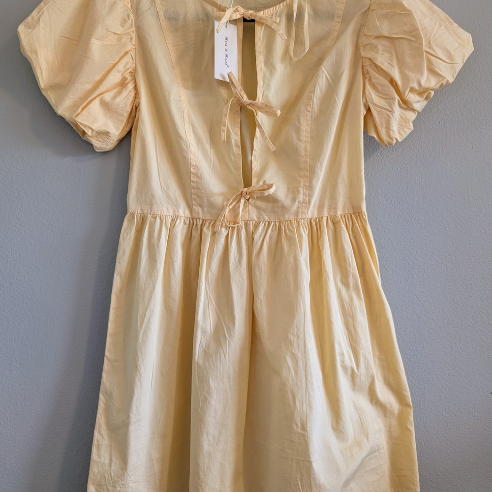 Charming Cream Kids Dress